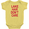 lake hair don't care Baby Bodysuit