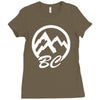mountains Ladies Fitted T-Shirt