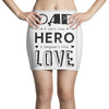 dad a son's first hero a daughters first love Mini Skirts