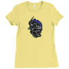 skull modile head Ladies Fitted T-Shirt