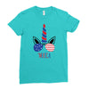 4th of July Ladies Fitted T-Shirt