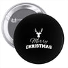 buck merry christmas Pin-back button