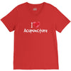 I Love Acupuncture V-Neck Tee