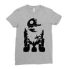 r2 d2 on endor Ladies Fitted T-Shirt