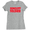 junglist soldier Ladies Fitted T-Shirt