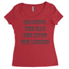Grandpa Women's Triblend Scoop T-shirt