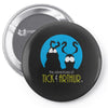 tick and arthur Pin-back button