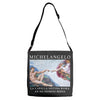 Michelangelo Creation of Adam Adjustable Strap Totes