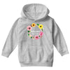 Floral Baby Name Youth Hoodie