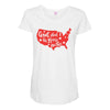 God Shed His Grace On Thee Maternity Scoop Neck T-shirt