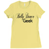 belly dance geek choose your own style dark Ladies Fitted T-Shirt