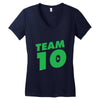 team 10 Women's V-Neck T-Shirt