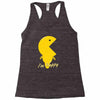 i'm happy Racerback Tank