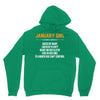 January Girl Hated By Many Unisex Hoodie