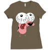 personnage de cartoon Ladies Fitted T-Shirt