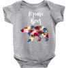 mama bear floral Baby Bodysuit