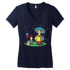 my friend hef Women's V-Neck T-Shirt