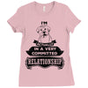 I Am Boxer Actually In A Very Commited Relationship Ladies Fitted T-Shirt