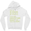 10 kinds of people binary Zipper Hoodie