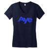 vote aye for scotland scottish yes independence Women's V-Neck T-Shirt