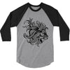 lion zentangle 3/4 Sleeve Shirt