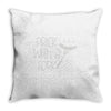 prick with a fork Throw Pillow