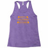 happy halloween witches Racerback Tank