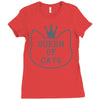 queen of cats Ladies Fitted T-Shirt
