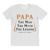 papa the man the myth the legend All Over Women's T-shirt