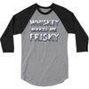 whiskey makes me frisky 3/4 Sleeve Shirt