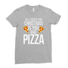 all i want for christmas is you and pizz Ladies Fitted T-Shirt