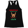 christmas baking team crew rudolph Racerback Tank