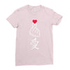 Japanese Love Ladies Fitted T-Shirt
