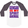 gengar is my spirit animal 3/4 Sleeve Shirt