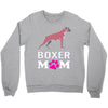 love boxer dog mom funny Crewneck Sweatshirt