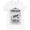 Vintage Aged To Perfection 1997 Ladies Fitted T-Shirt