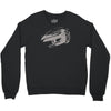 corvette c6 racing race gt endurance master car auto usa muscle Crewneck Sweatshirt