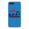 the goat white t shirt greatest of all time basketball baseball footba iPhone 7 Plus Case