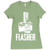 flasher camera Ladies Fitted T-Shirt