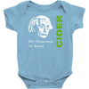 albert einstein theory of 7% proof geeky science cider scrumpy drinkin Baby Onesie