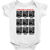expressions of captain holt Baby Bodysuit