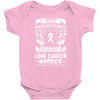 Never Underestimate The Strength Of A Lung Cancer Warrior Baby Bodysuit