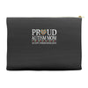 proud autism mom Accessory Pouches