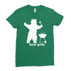 bear grills bbq funny Ladies Fitted T-Shirt