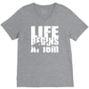 ow life begins at 18 meters V-Neck Tee