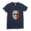 jason voorhees mask Ladies Fitted T-Shirt