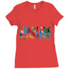 jake paulers cool colors Ladies Fitted T-Shirt