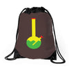 rasta bong water pipe slide insert stem filtered Drawstring Bags