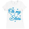 oh my stars adult Ladies Fitted T-Shirt