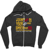 i wanna put my head in your head and smack your head Zipper Hoodie
